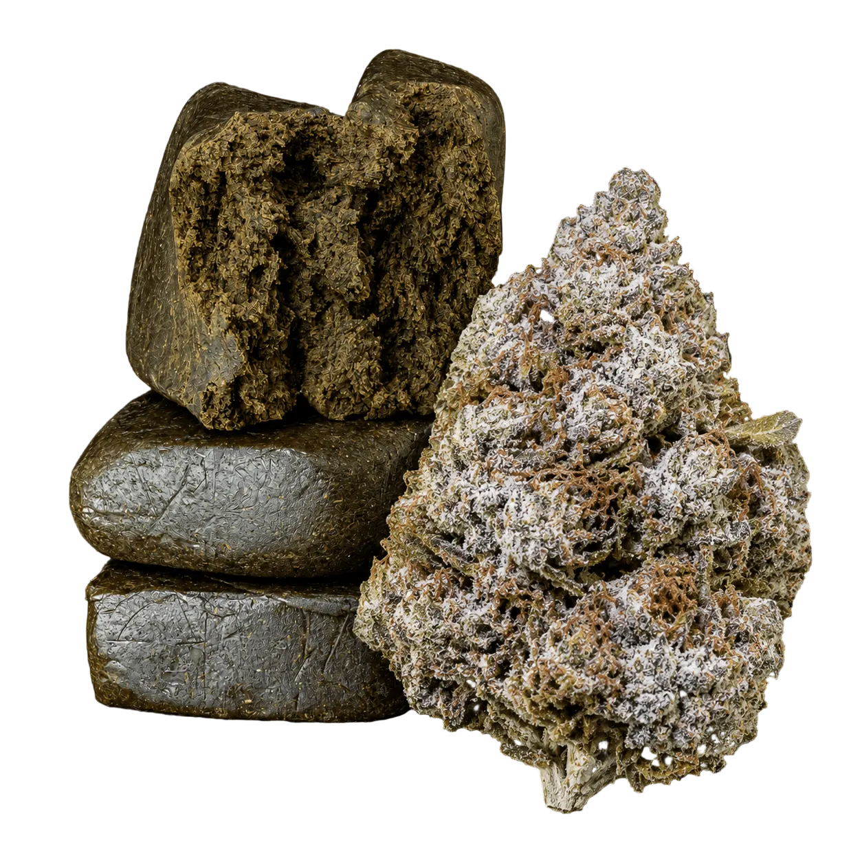 10g Manali Cream 40% THCA et 10g O.G. Zkittles 24% THCA réunis dans un pack Herbz
