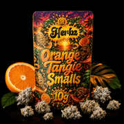 Orange Tangie Smalls 22% THCA, petites fleurs au profil aromatique citronné